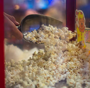 Pipoca de cinema para festa junina