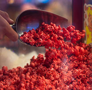 Pipoca doce para festa junina
