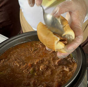 Carne louca para festa
