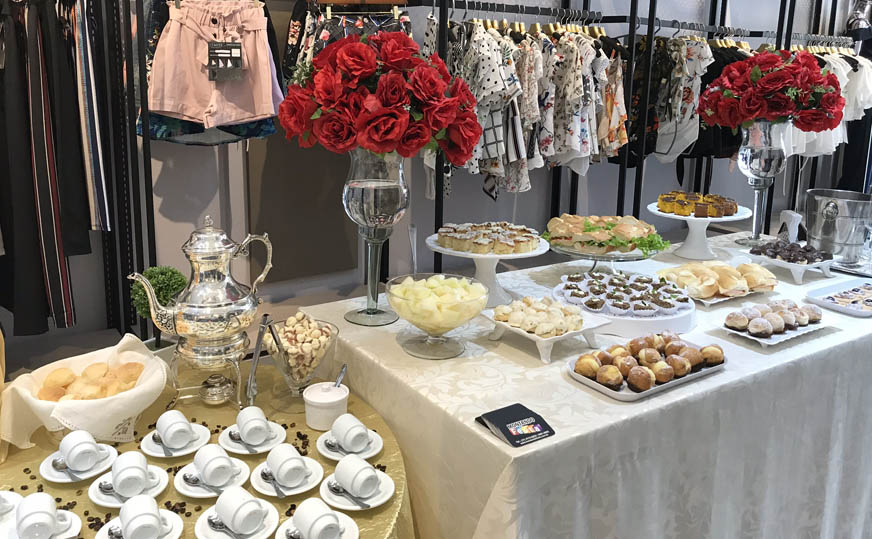 Mesa de coffee break para empresa e eventos corporativos SP