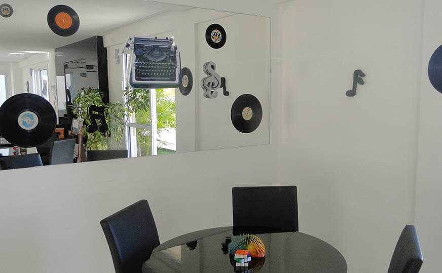 Enfeites de Discos e Fitas