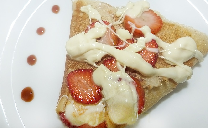 Crepe doce para festa teen